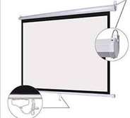 MANUAL 70X70 PROJECTION SCREEN PULL DOWN FOR HIRE