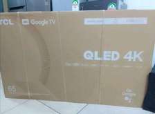 65 TCL Google Smart QLED Television Frameless - New