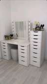 Lights fitted vanity dresser with drawers set