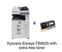 Photocopier with a extra free toner!! ( KYOCERA FS6525)