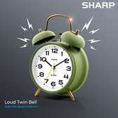 SHARP Twin Bell Alarm Clock, Loud