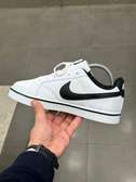 Black,white & blue Nike court sneakers