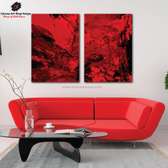 Red Abstract Art