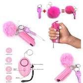 Safety Kit For Women Self Defense Keychain With Alarm