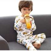 Kids Pure Cotton Long Sleeve Pajama / Lounge Wear
