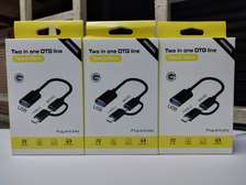 2 In 1 USB 3.0 OTG Adapter Cable Type-C Micro-USB