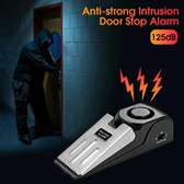 Safety door stop alarm
