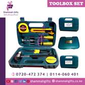 Tool box set for him with a customized message.