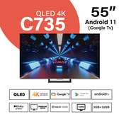 TCL 55″ C735 Smart QLED 4K HDR Google TV