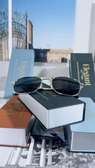 Classic Gold Oval Sunglasses