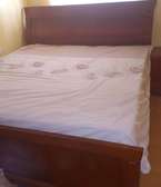 King size 6by6 bed plus spring mattress