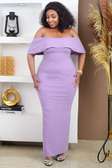 Elegant Off-Shoulder Maxi Dress Bodycon