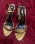 Golden heels size 39