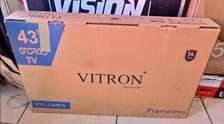 43 Vitron smart Android Television +Free TV Guard