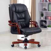 Leather executive office chair