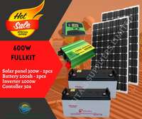 600w solar fullkit with solarpex battery 200ah