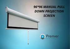96*96 Electric Wall-Mount Projector Screen