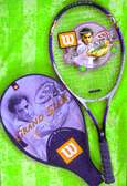 Tennis Racquet / Wilson Titanium Pete Sampras Autograph Grand Slam