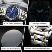 POEDAGAR Men Luxury Quartz Waterproof Wristwatch 615
