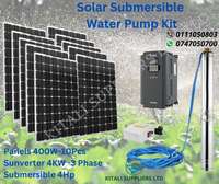 Solar submersible 4Hp water pump Kit