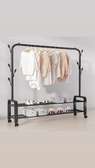 Upgraded Cloth Rack With Double Lower Storage Spaces