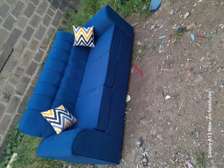 Blue 3seater sofa set on sell at jm furnitures