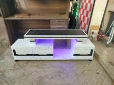 Tv stand with a light