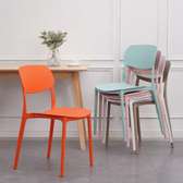 Modern Stackable Armless Plastic Seats