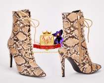 Animal Print Ankle Boots From UK