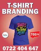 Customized T-shirt Branding