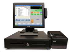 All in one pos touch machine core i3 (4GB ram 128 SSD).