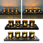 Rustic Decor Candle Holders Set