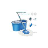 Metallic Spin Mop With Bucket