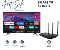 50 inch smart tv with free router