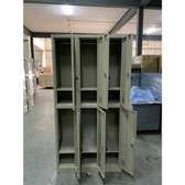 6 Doors Lockable Steel Storage Cabinet