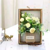 Creative New Artificial 3D Wall Art Flower with Photo Frame