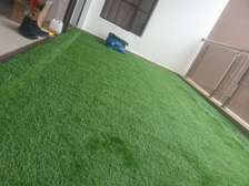 cool balcony when fitted with artificial grass carpet
