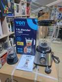 VON BLENDER WITH GRINDER 1.5L 600W
