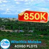 PRIME PLOT IN WETEITHIE, MALABA 850K