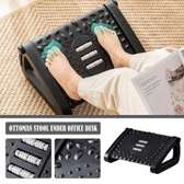 Ergonomic Adjustable foot rest/under desk footrest massage