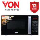 VON VAMS-20DGX Microwave Oven, Solo, 20L, Digital ‚ Black
