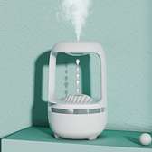 Anti gravity water droplets humidifier