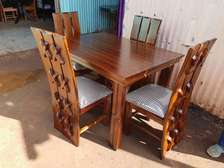 Mahogany Wood Dining Table Sets - 4 Seaters