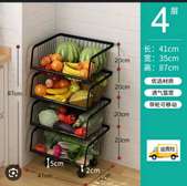 *Big size 4 layer metallic mesh rack trolley