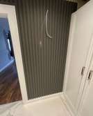 grey fluted panels