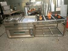 Combined cooker with Caterina oven