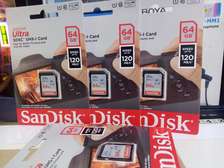SanDisk 64GB Ultra SDXC UHS-I Memory Card 120mbps