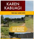 0.5 acres Within Karen Kabuagi