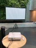 Projector and Tripod Screen For hire