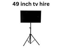 49" UHD TV for hire